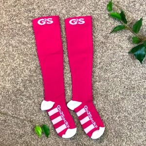 G2Socks Compression Socks Men Women Unisex Pink Nurse Runner Stocking Athletic